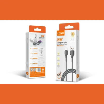 کابل تبدیل USB به USB-C الدینیو مدل LS851 طول 1 متر